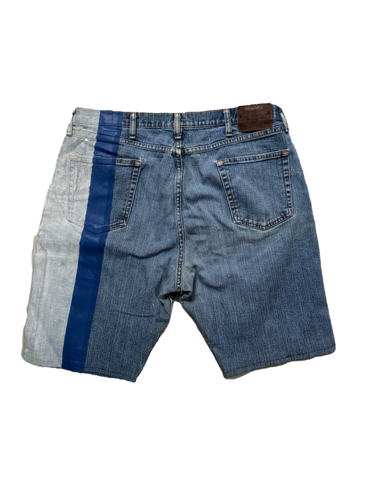 Stripe Jorts Navy
